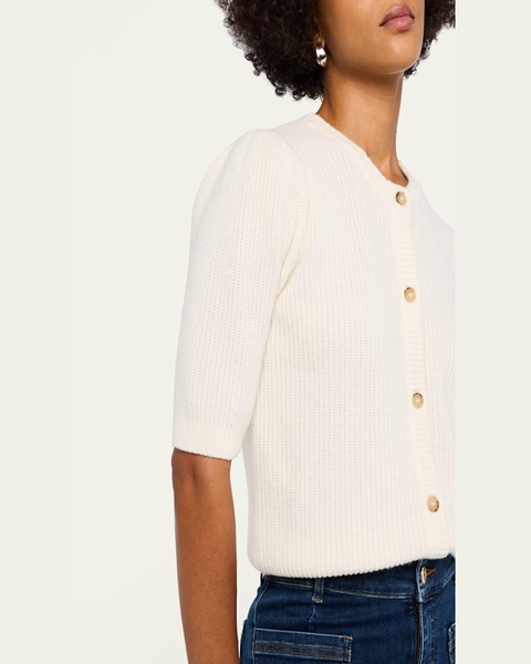 Shrunken Short-Sleeve Cardigan