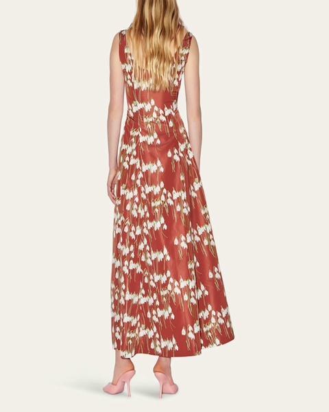 Maudette Long Floral Dress