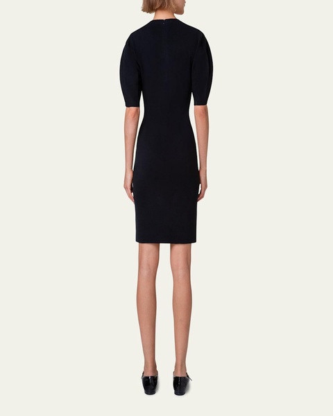 Volume Puff-Sleeve Short Dress