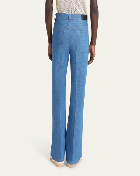 Men's Creased Flare Jeans