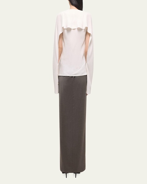 Silk Scarf Blouse