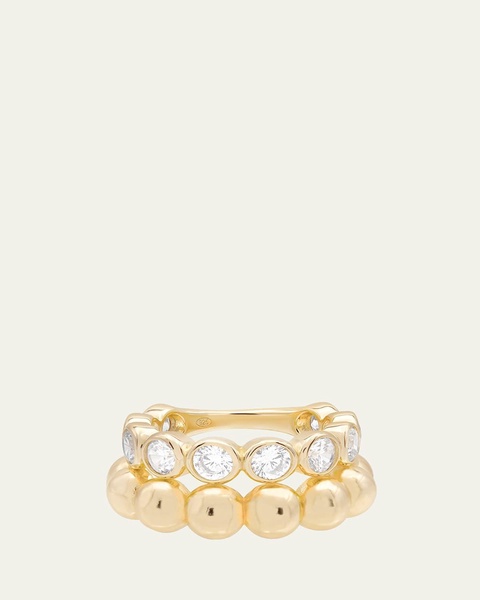 Bezel Vroom Ring Set