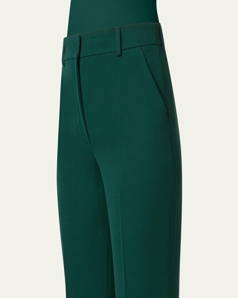 Florine Wide Leg Wool Crepe Pants