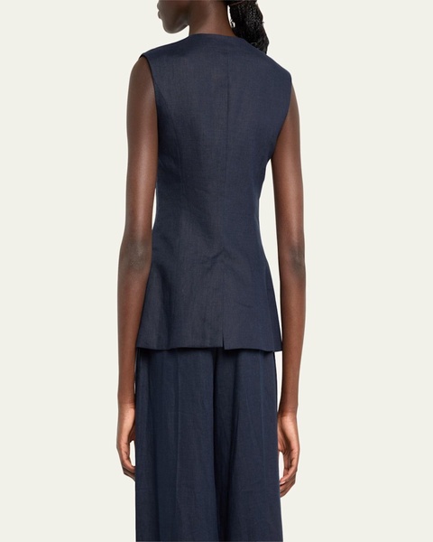 Lucia Linen Vest Top