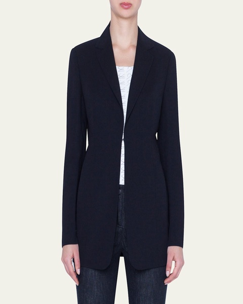 Odette Long Wool Blazer Jacket