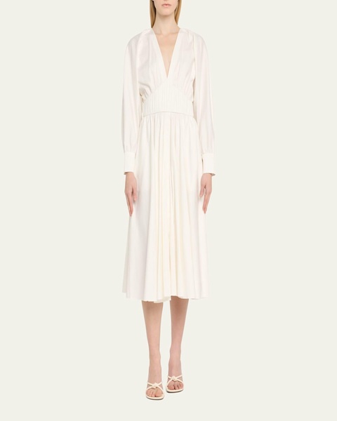 Viro Long-Sleeve Midi Dress