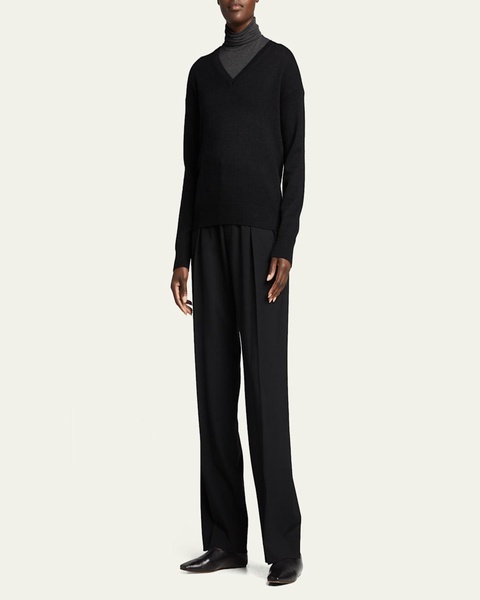 V-Neck Easy Cashmere Pullover