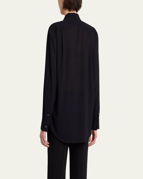 Elia Button Down Silk Blouse