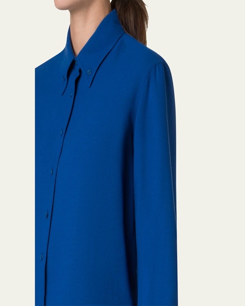 Button Down Wool Top
