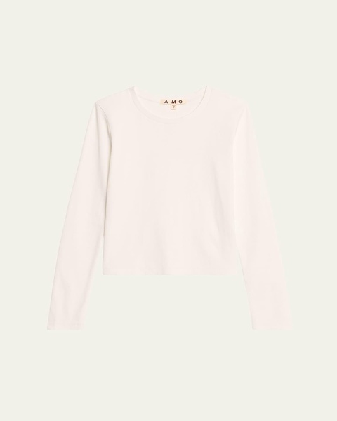 Slim Rib Long-Sleeve Tee