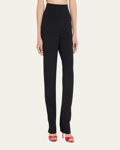Cady Straight-Leg Trousers