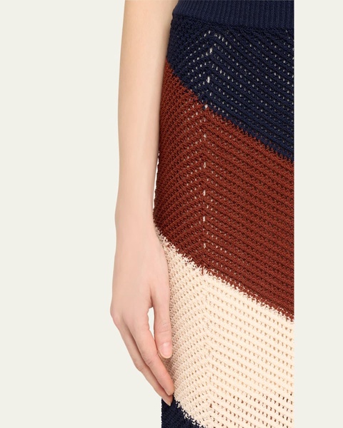 Tia Crochet Midi Skirt