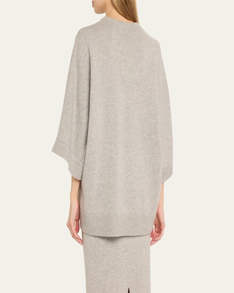 Oversized 3 Ply Cashmere Tunic Sweater