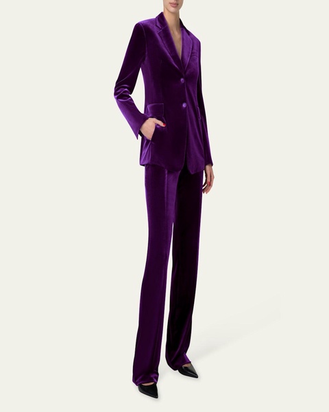 Carl Stretch Velvet Pants