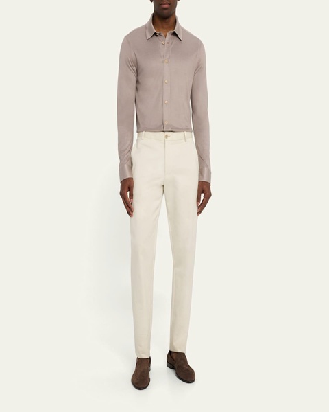 Men's Silk Pique Sport Shirt