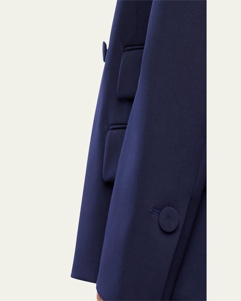 Relaxed Double-Breasted Jacket