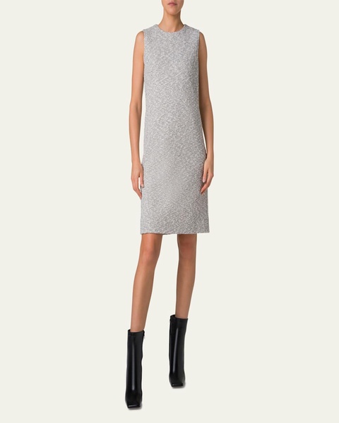 Tweed Boucle Sheath Dress