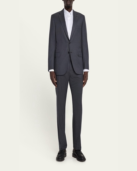 Men's Brunico Virgin Wool Two-Piece Suit
