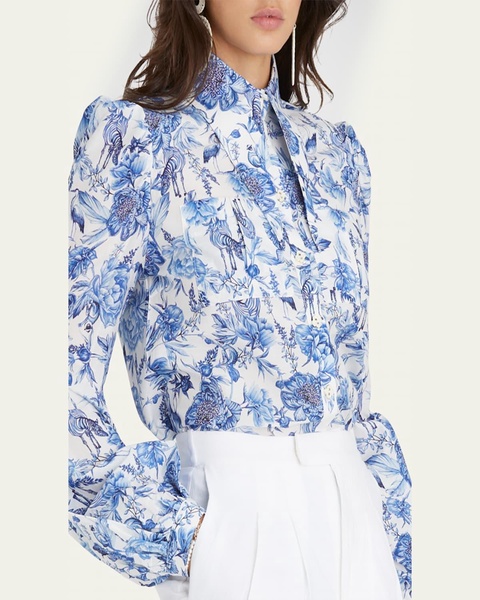 Azalea Sophia Button-Front Blouse