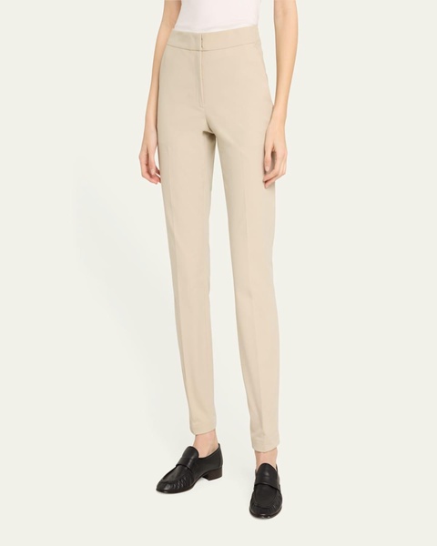Manhattan Cropped Stretch Twill Skinny Pants