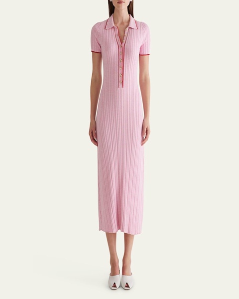 Penelope Ribbed Midi Dress