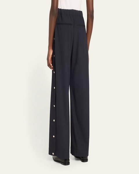 Jackson Straight-Leg Snap Pants