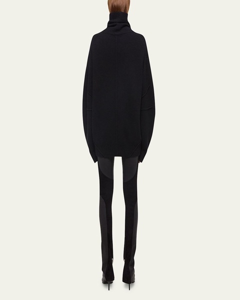 Apex Chunky Wool-Cashmere Turtleneck Sweater