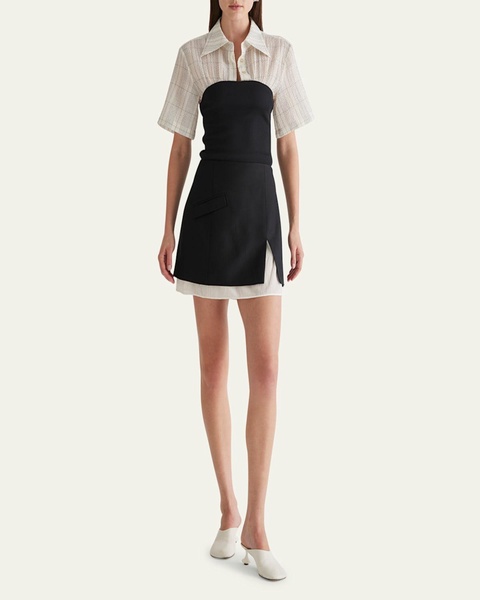 Wren Short-Sleeve Combo Top