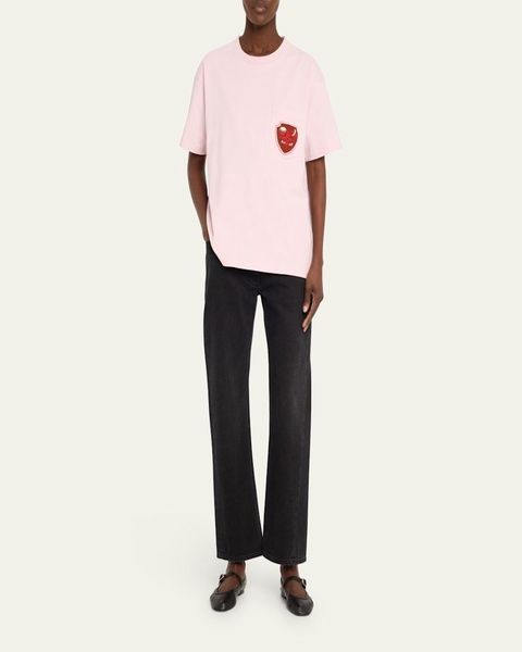 Beaded Crest Pocket Tee