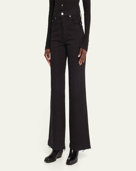 Frida Straight Raw Hem Jeans
