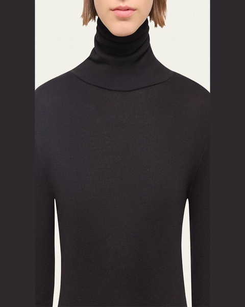Long-Sleeve Turtleneck Top