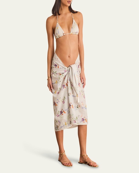 Linen Pareo Coverup