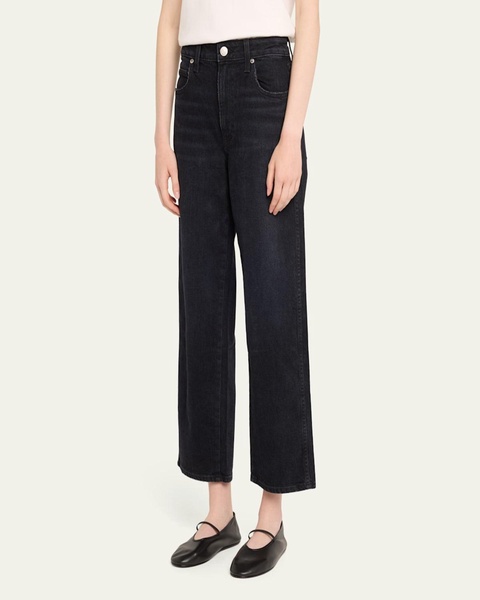 Billie Wide Straight Cropped Jeans