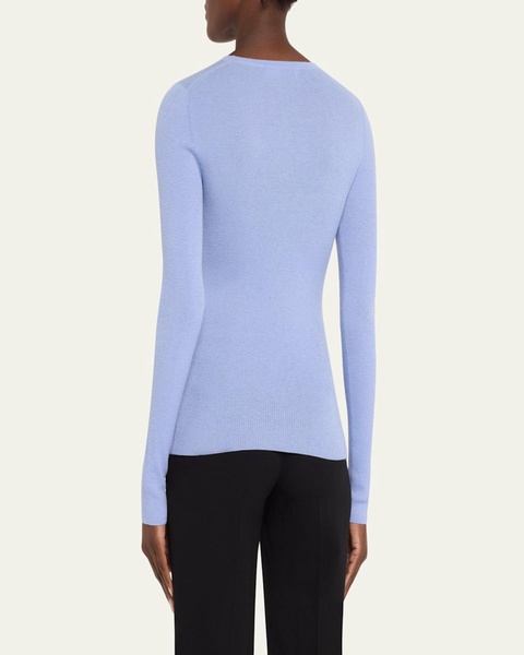 Hutton Ribbed Cashmere Pullover