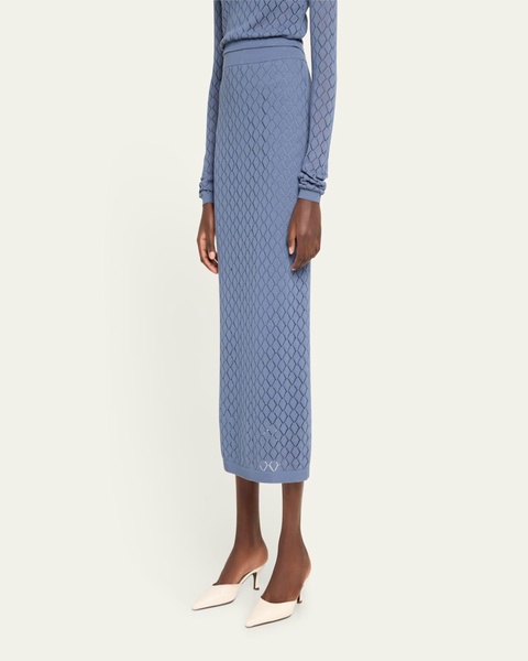 Addison Pointelle Knit Skirt