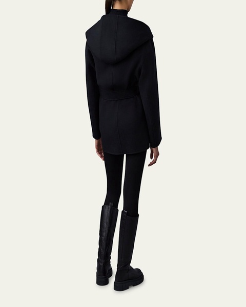 Azra Double-Face Wool Wrap Coat