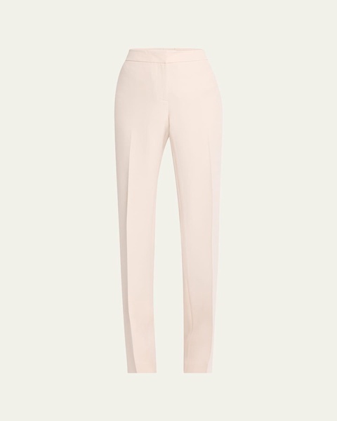 Barrow Straight-Leg Wool-Silk Pants
