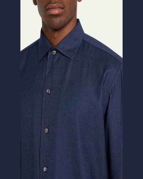 Men's Cotton Twill Sport Shirt