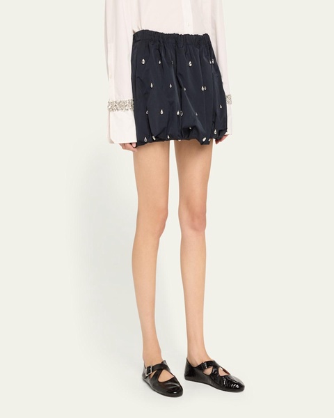 Holly Embellished Bubble Mini Skirt