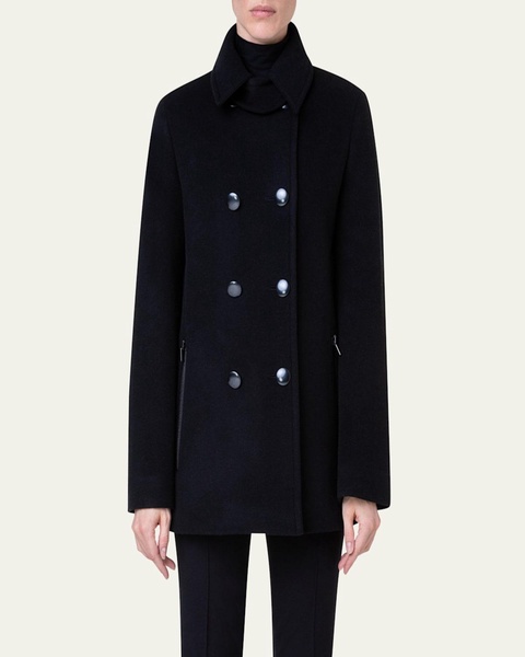 Cashmere and Wool-Blend Top Coat