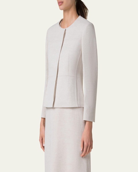Tina Double-Face Fitted Jacket