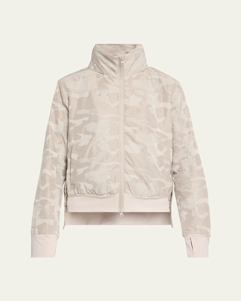 Violette Camo Bomber Jacket