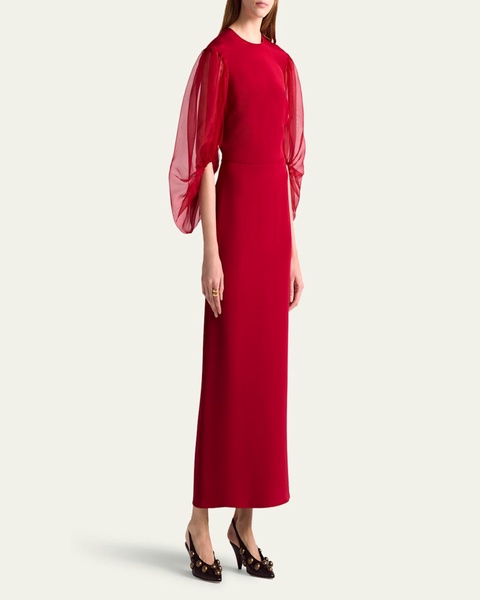 Danielle Puff-Sleeve Dress