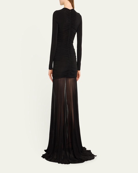 Fawn Ruched Column Gown