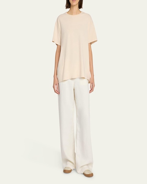 Nadina Oversized Short-Sleeve Top