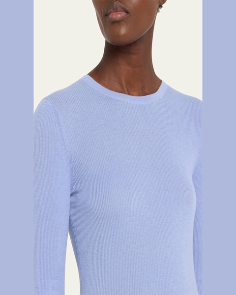 Hutton Ribbed Cashmere Pullover