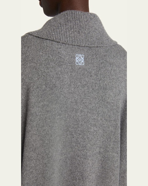 Johnny Collar Wool Oversized Sweater