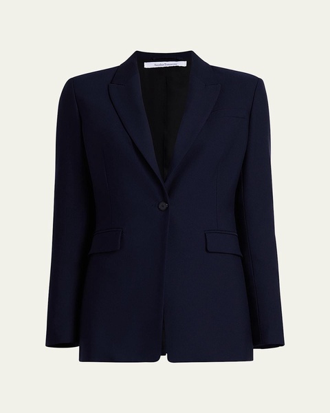 Single Button Blazer Jacket