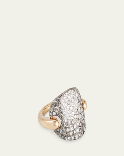 18K Rose Gold Sabbia Diamond Statement Ring