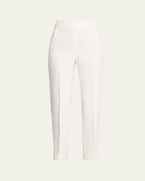 Straight Leg Wool Pants